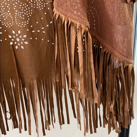 Fringe Laser Cut Kimono Cowgirl Stagecoach Festiva - Picture 6 of 7